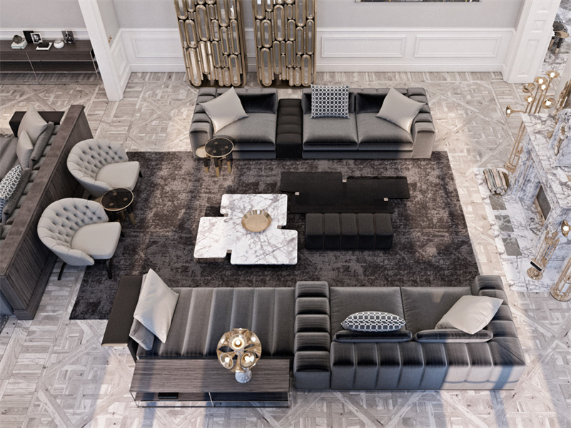 方林装饰意式轻奢风格家装案例图 方林装饰意式轻奢风格家装案例图