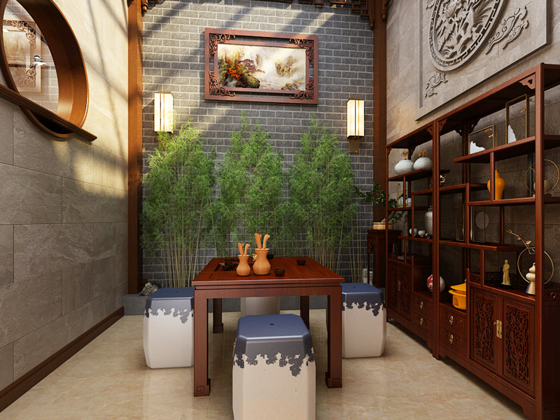 方林装饰茶室装修案例 方林装饰茶室装修案例