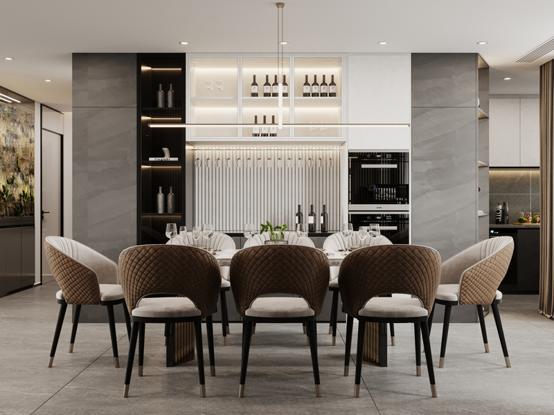 轻奢风格装修案例效果图.jpg 餐厅.jpg