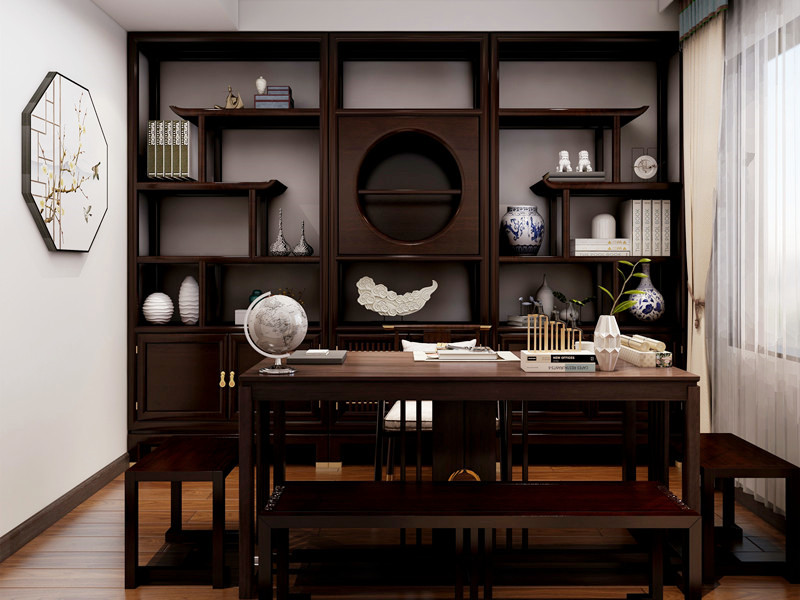新中式风格书房 新中式风格书房