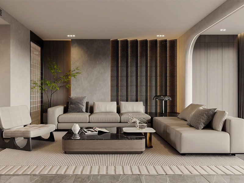 意式轻奢风格客厅 意式轻奢风格客厅