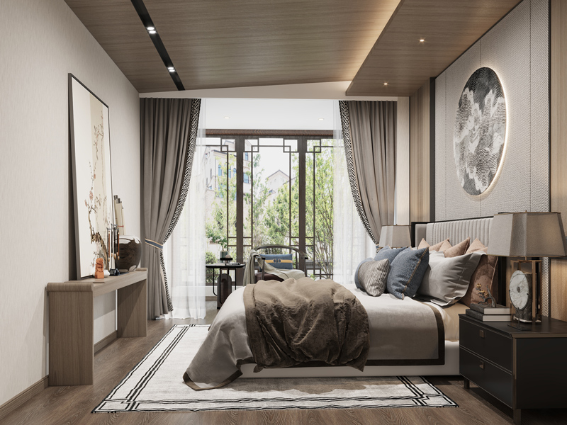 新中式风格装修效果图.jpg 卧室1.jpg