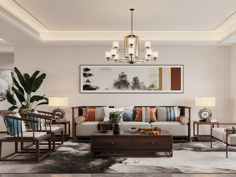 新中式客厅 新中式客厅