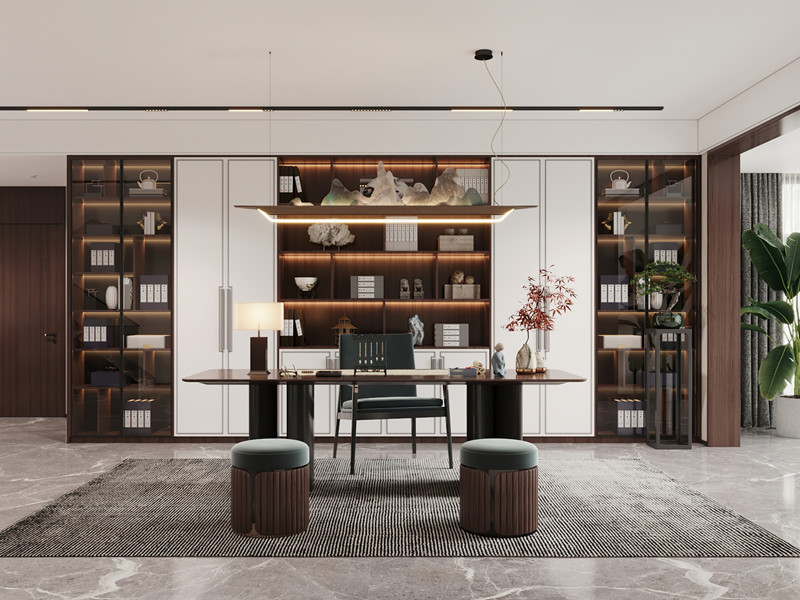 新中式书房 新中式书房