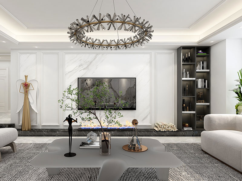 美式奶油风客厅 美式奶油风客厅