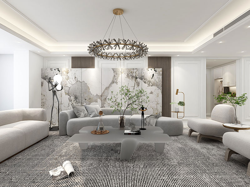 美式奶油风客厅 美式奶油风客厅