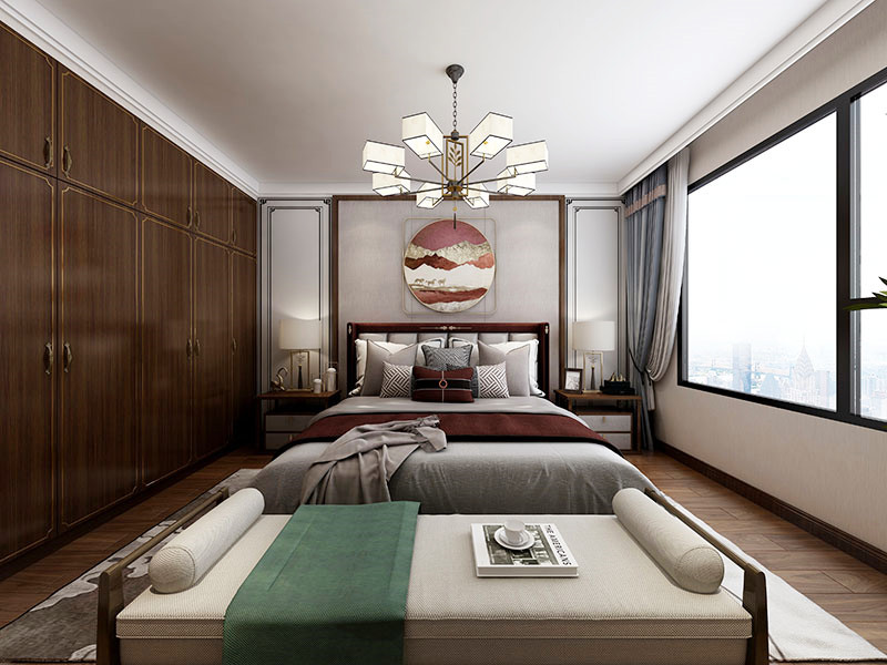 新中式卧室 新中式卧室