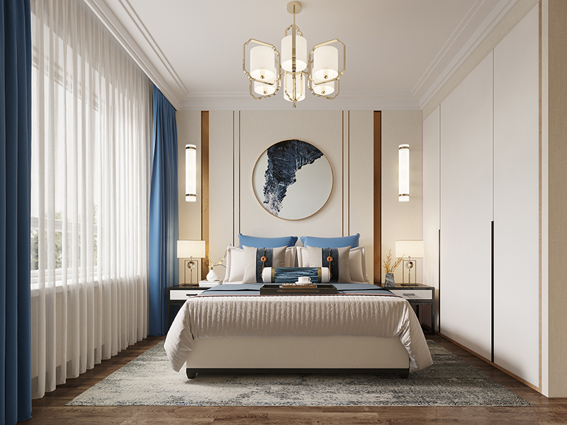 新中式风格卧室 新中式风格卧室