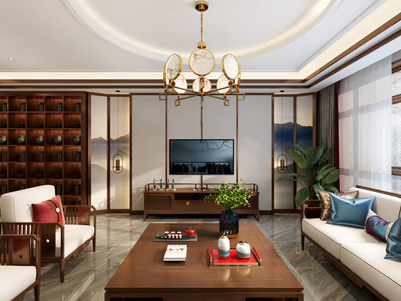 新中式客厅 新中式客厅