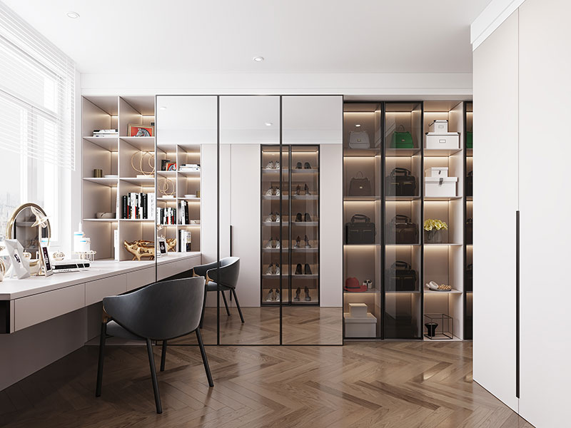 极简风衣帽间 极简风衣帽间