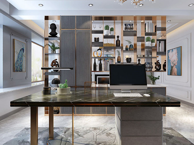 客厅角落书房 客厅角落书房