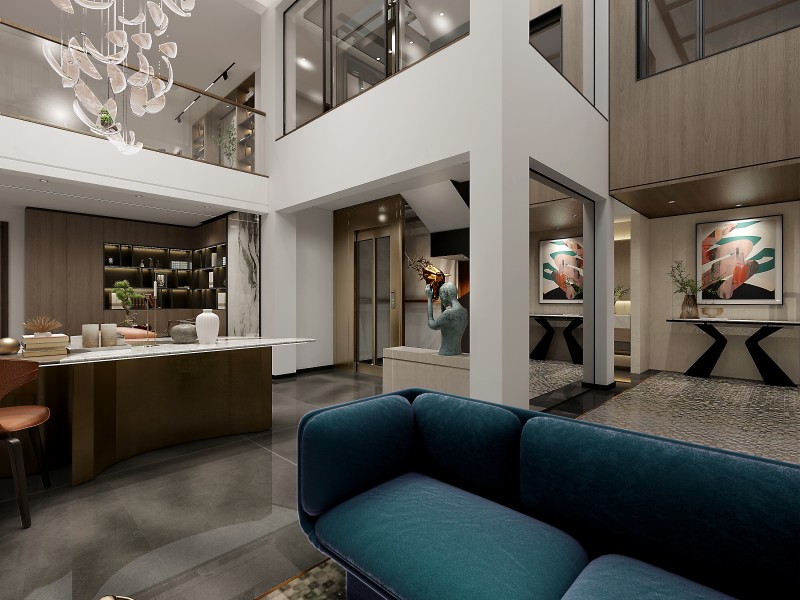 现代风格别墅设计客厅 现代风格别墅设计客厅