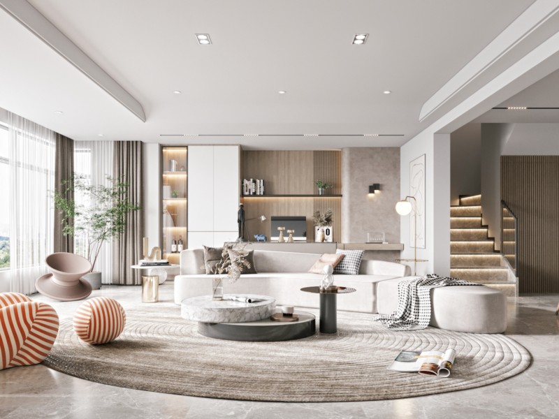 别墅装修现代风格客厅 别墅装修现代风格客厅