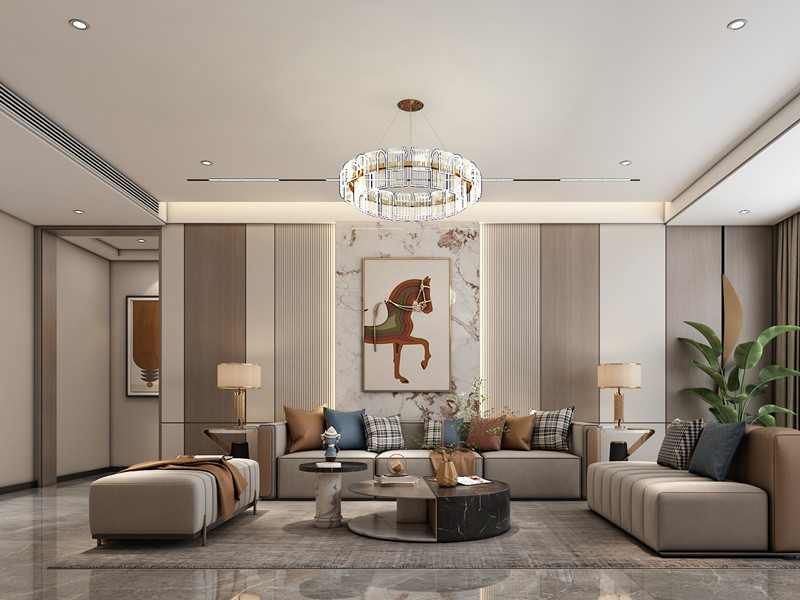 现代轻奢风格设计客厅 现代轻奢风格设计客厅