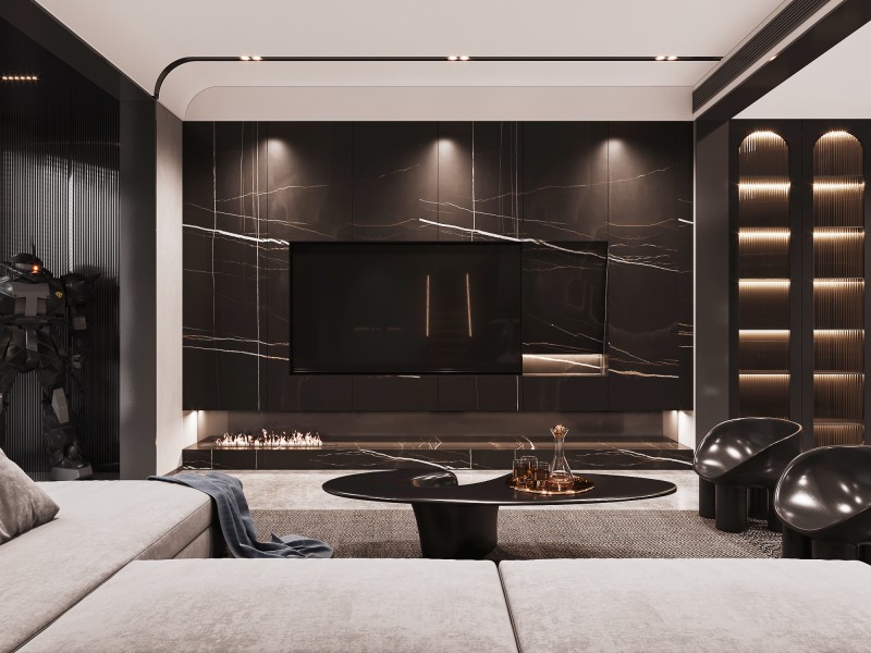 别墅极简风格客厅 别墅极简风格客厅